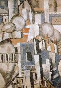 Fernard Leger The housetop of Paris oil